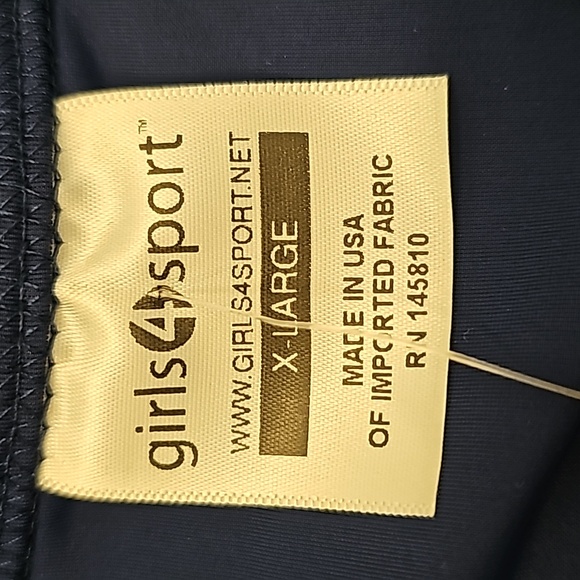 Girls4sport Half Sleeve Rash Guard Navy Fish Design Size XL NWT - Picture 5 of 7